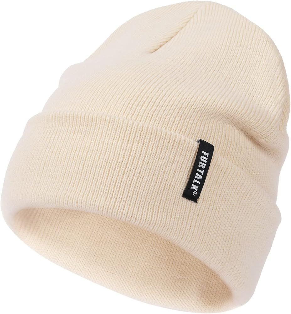 FURTALK Toddler Beanie for Boys Girls Baby Kids Beanies Knit Winter Hats | Amazon (US)
