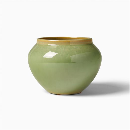 Glazed Ceramic Planters | West Elm (US)