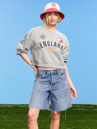 FIFA World Cup 26™ England Oversized Graphic Sweatshirt for Women | Old Navy (US)