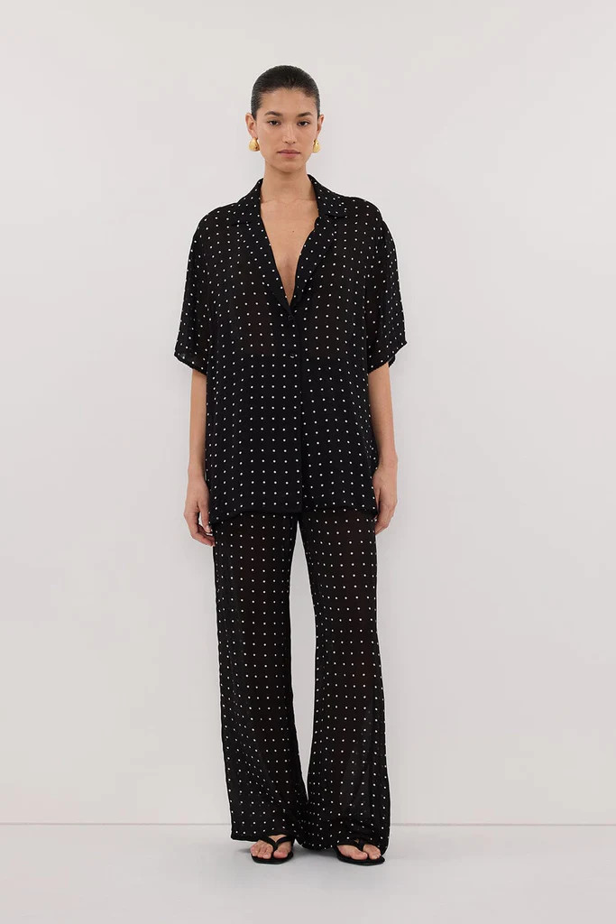 VANESSA BLACK SPOT PANT | DISSH