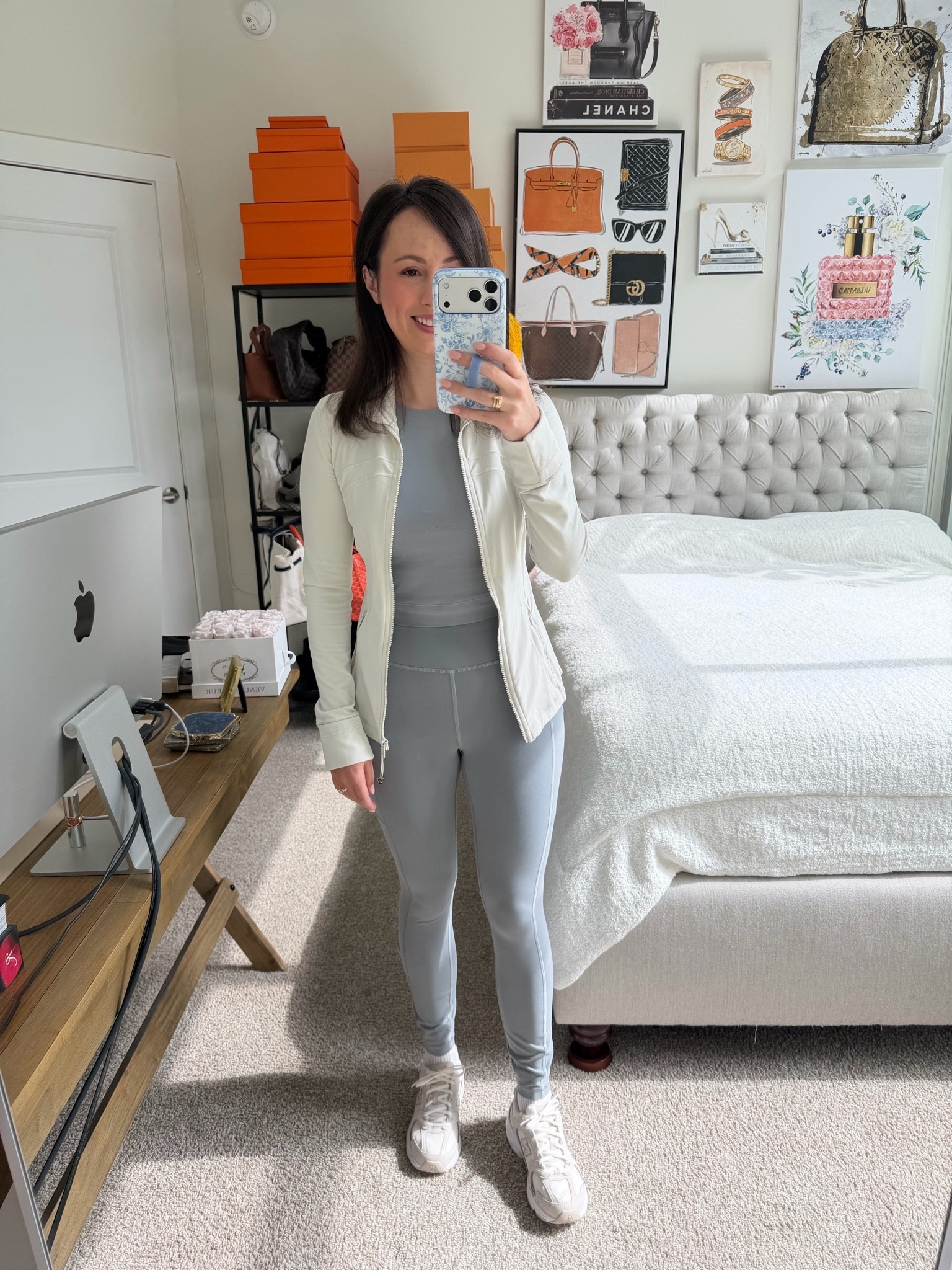 Lululemon set in rhino grey with define jacket in bone

#LTKootd #LTKSeasonal #LTKfitnessgoals