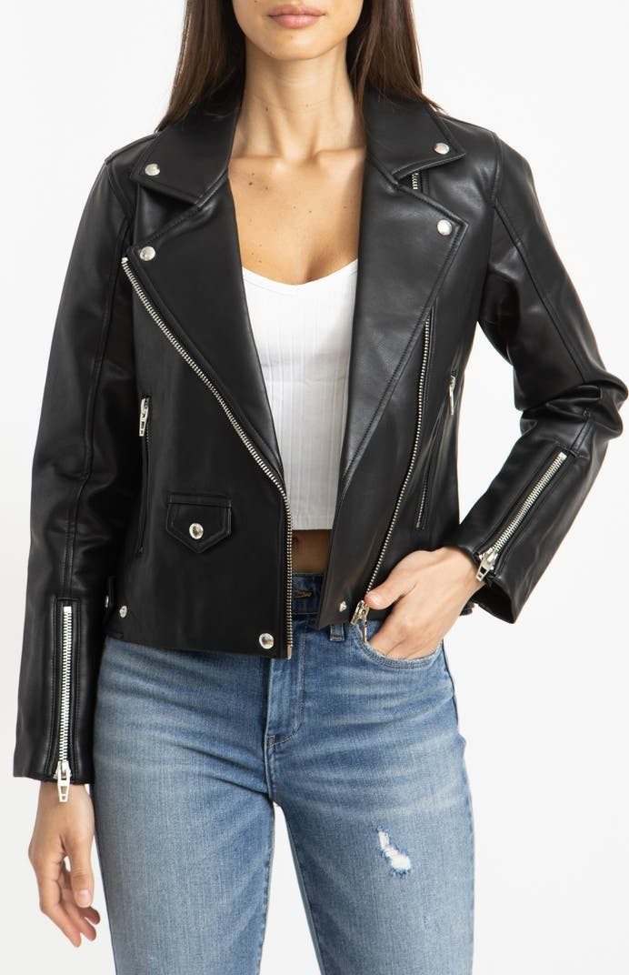 Faux Leather Moto Jacket | Nordstrom
