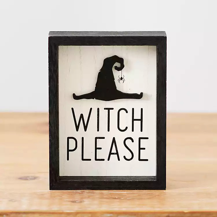 New!
											Witch Please Word Block | Kirkland's Home