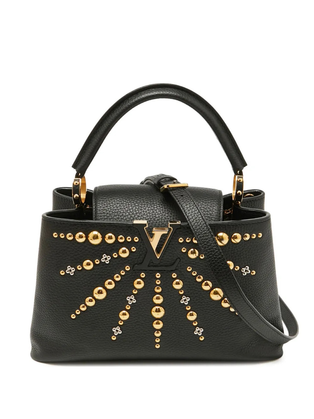 Louis Vuitton Pre-Owned Soleil Capucines shoulder bag - Black | Farfetch Global