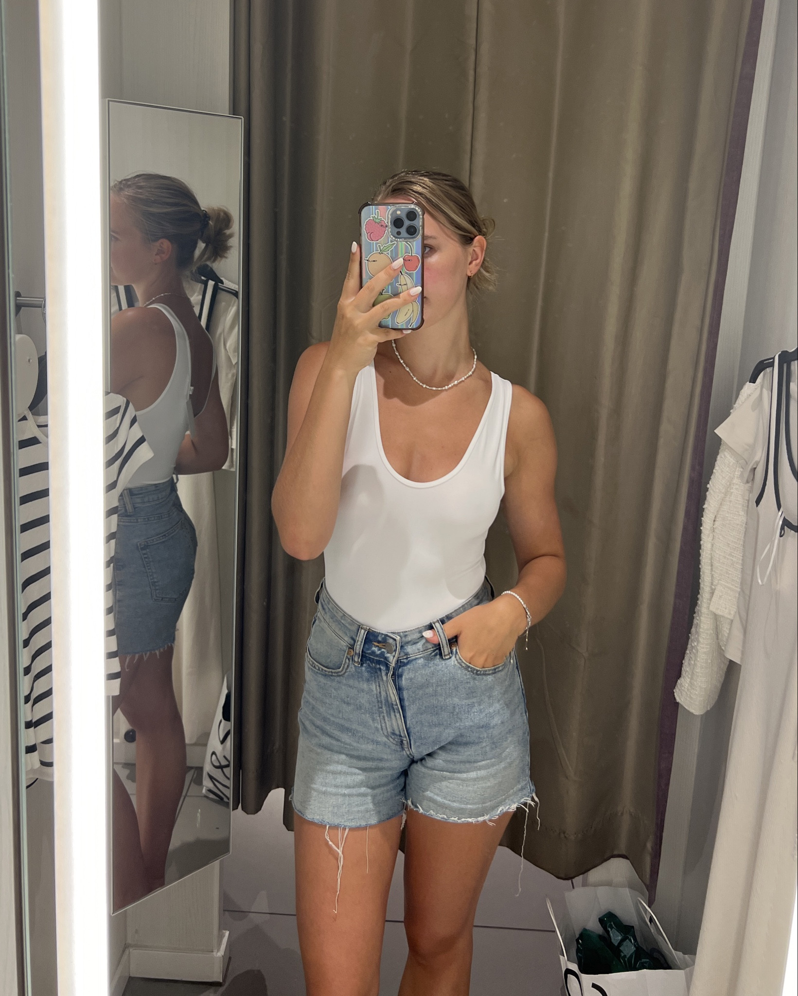 H&M Bargains - Looove this bodysuit! As someone who is 5ft 9, I struggle to find bodysuits that feel comfy and aren’t too short - got this in a size small and it fits so well. Buttery soft material and also love the slightly low scoop back! 

#LTKuk #LTKsummer #LTKautumn