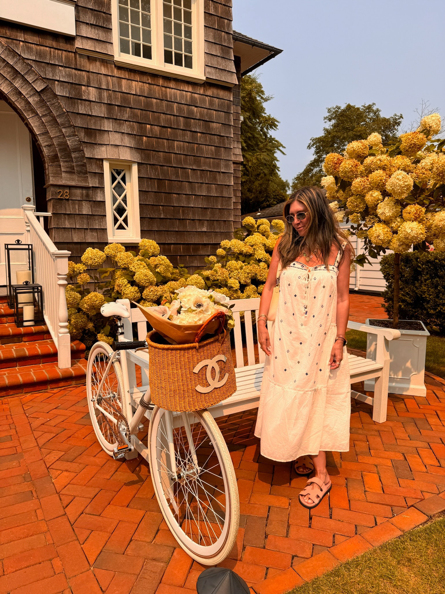 Having fun in the Hamptons this week ✨ I absolutely love this dress from #VelvetbyGraham&Spencer called the “Riley Dress” — so light & airy, the cutest embroidery and such a #summer staple! Paired with my favorite sandals and ready for a day of exploring. 

#LTKFashion #Velvet #Hermes 

#LTKStyleTip #LTKShoeCrush #LTKOver40