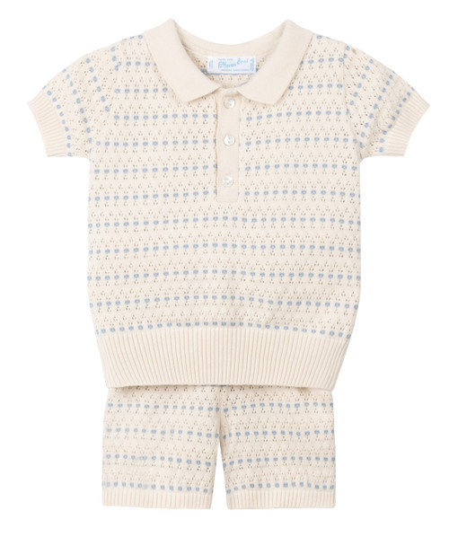 Boys Pointelle Jacquard Knit Set | Feltman Brothers