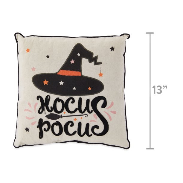 Way To Celebrate Halloween Decorative Pillow Set, Assorted Designs, 4 Count - Walmart.com | Walmart (US)