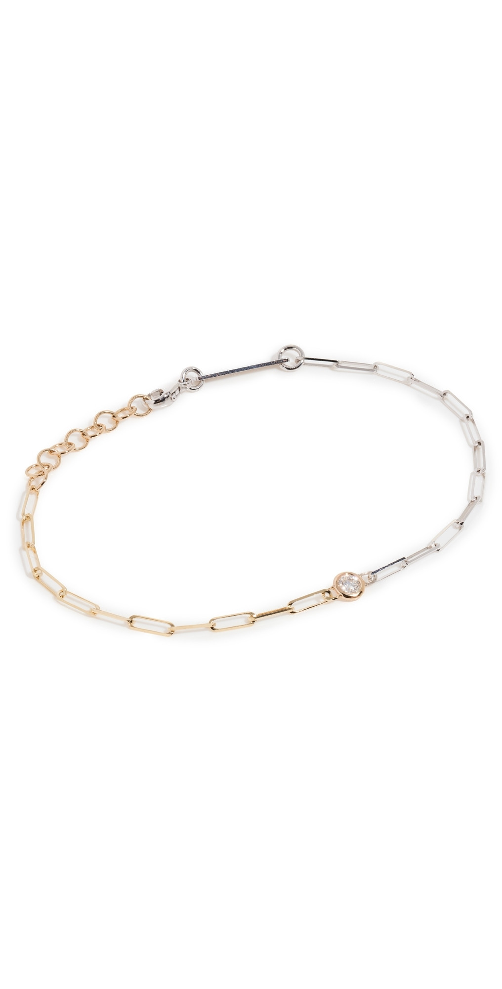 Zoe Chicco 14k Gold Paperclip Chain Bracelet Gold One Size | Shopbop