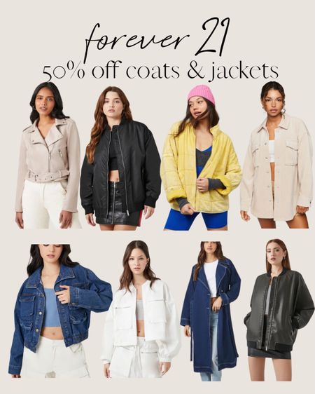 Forever 21 50% off coats and jackets 🙌🏻🙌🏻

#LTKSeasonal #LTKstyletip #LTKfindsunder100