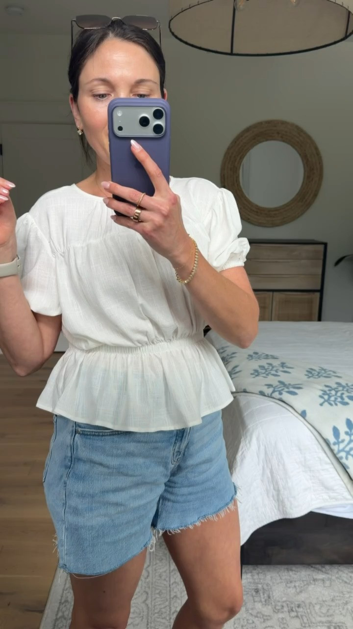Favorite denim shorts! | Quince  

 #LTKdayinmylife #LTKootd #LTKmomlife