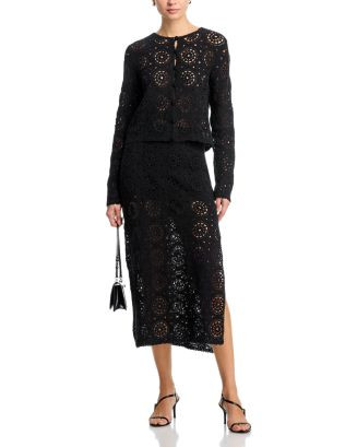 Crochet Cardigan & Midi Skirt | Bloomingdale's (AU)