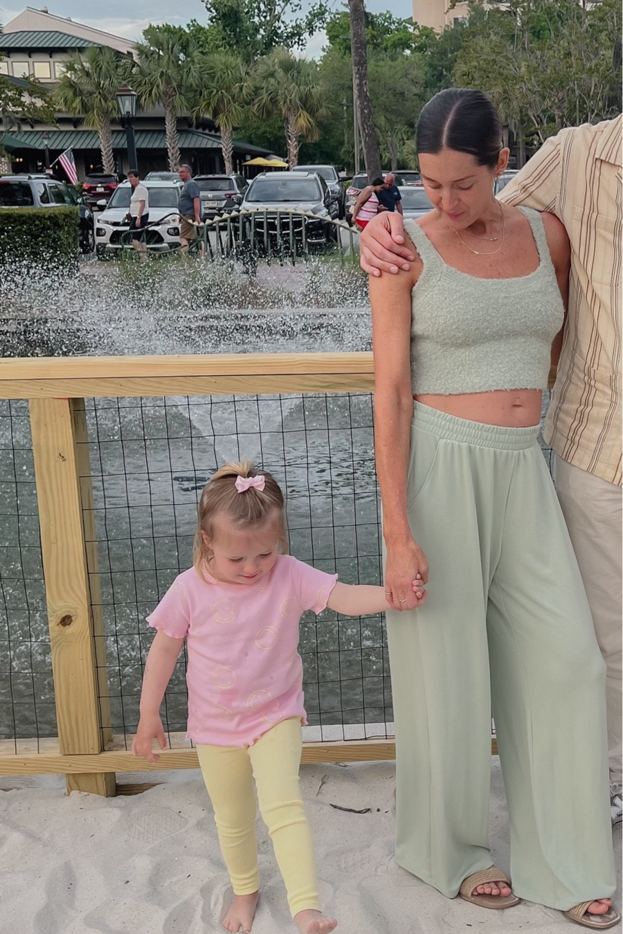 vacation nights in the coziest outfit. I ordered my true size but nothing is maternity yet forgiving!  #LTKmaternity #LTKvacationoutfits #LTKbump