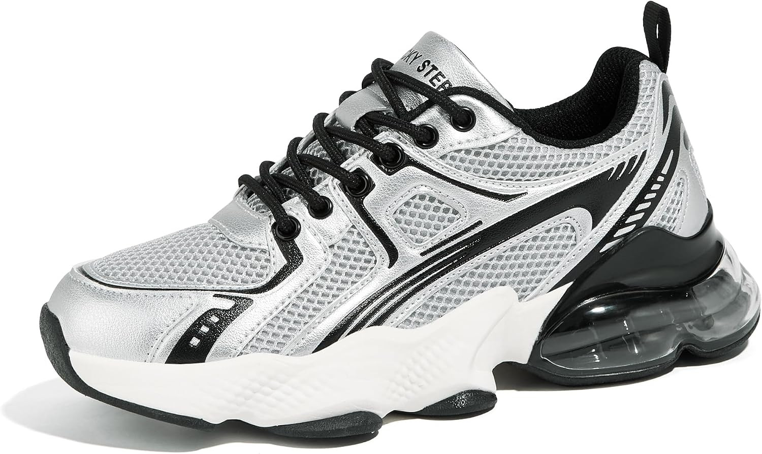 LUCKY STEP Women's Air Cushion Running Shoes Tennis Sneakers | Amazon (US)