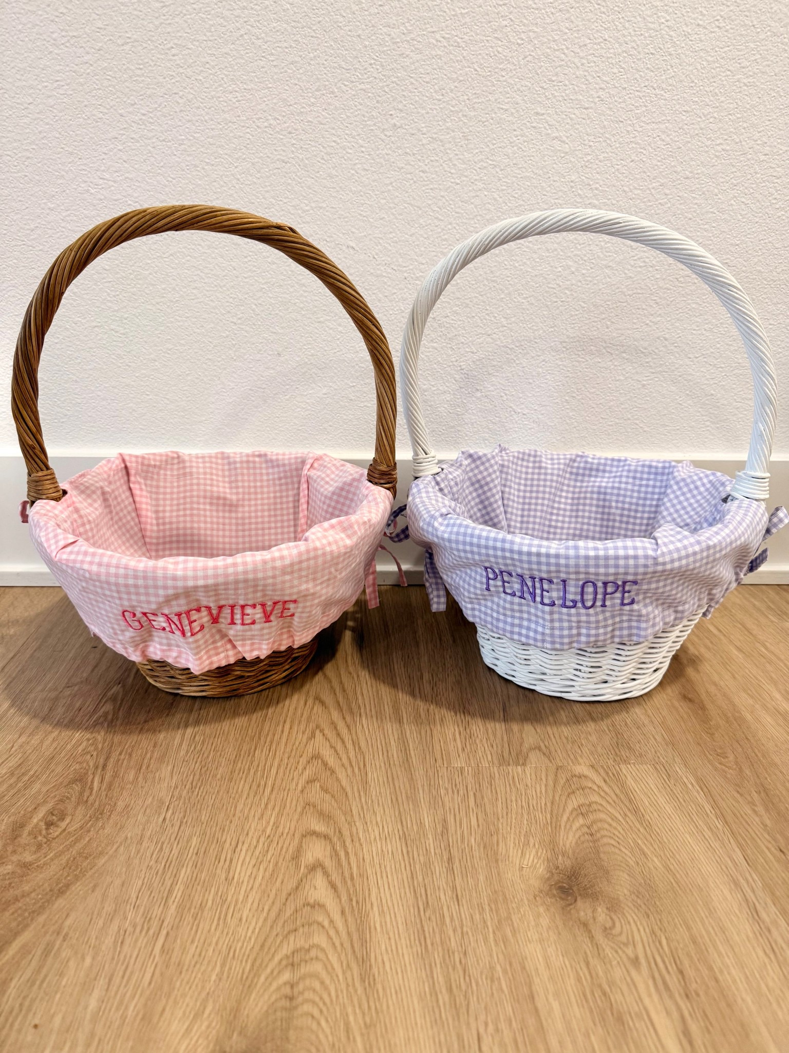 We have 3 of the Sabrina Easter baskets and they are the best. We have 1 white one too(when our last joined our family). 

I love gingham so the gingham liners were too cute to say no. We did lavender and pink for our girls and the thicker gingham plaid for my son. 

This is one of those baskets that you pass down to your kids when they have kids so the investment was well worth it. 

Easter will be here before you know it! 

#easter #spring #heirloom #easterbasket #easterbasketliner #potterybarn #pbk #potterybarnkids #gingham #sabrinabasket #natural #white 

#LTKSeasonal #LTKBaby #LTKKids