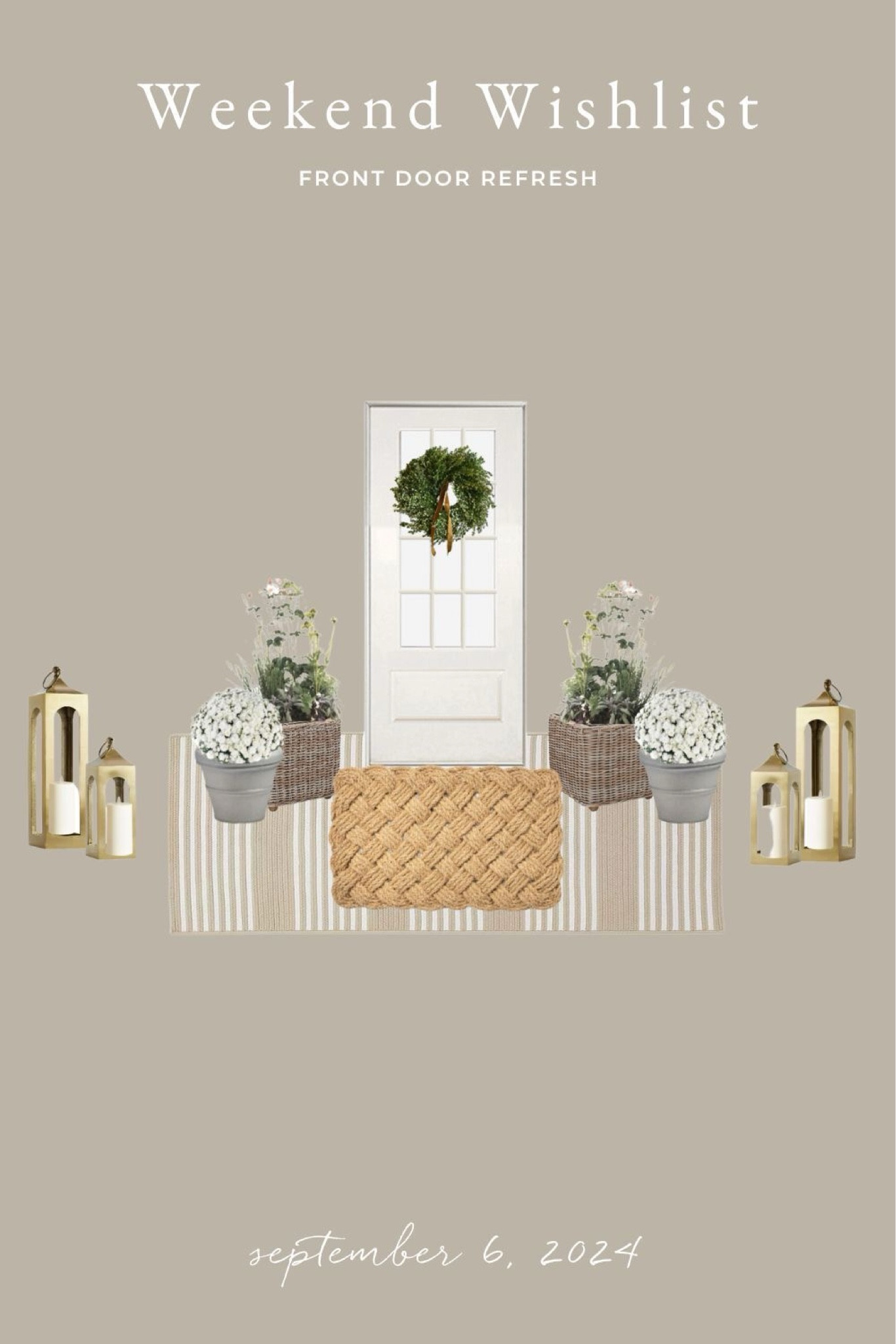 Front door refresh for fall! 

#LTKSeasonal #LTKHome #LTKFamily