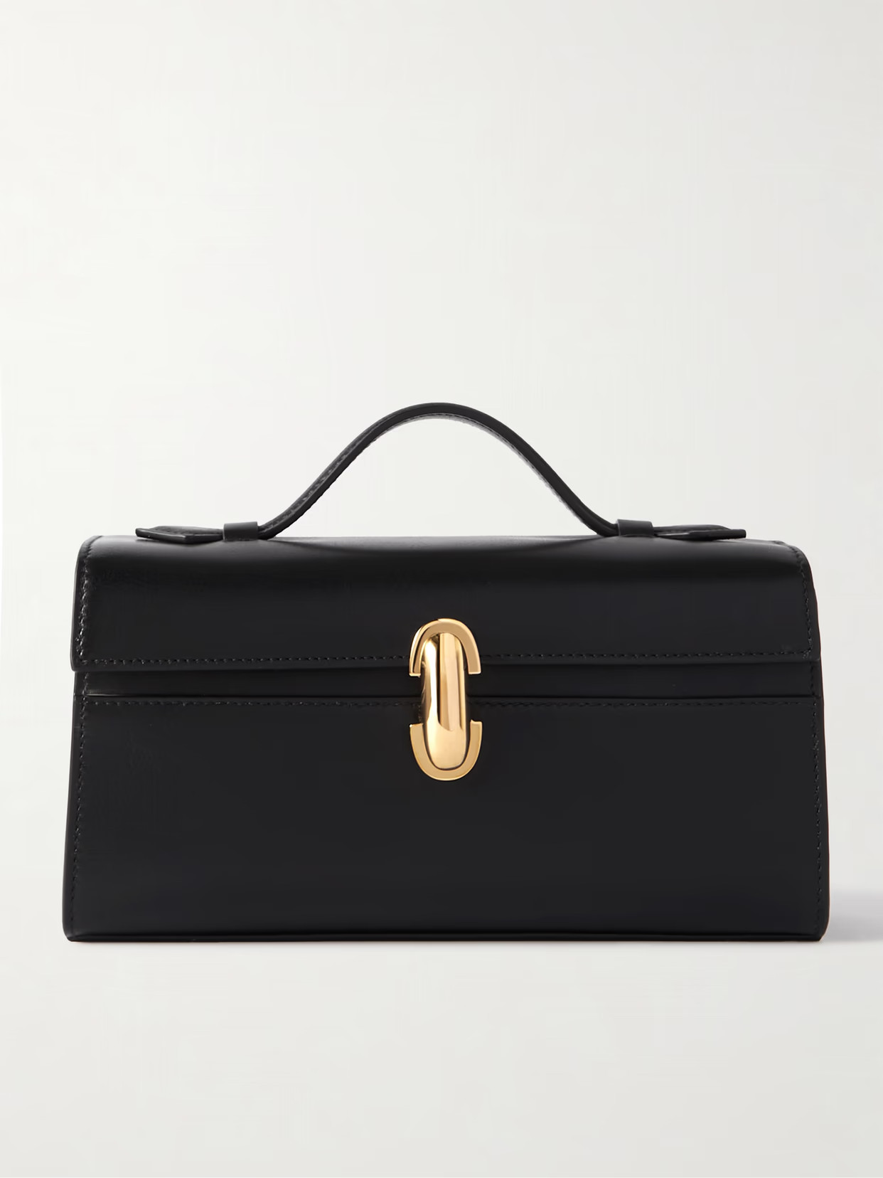 Savette - Symmetry Pochette Leather Clutch - Black | NET-A-PORTER (US)