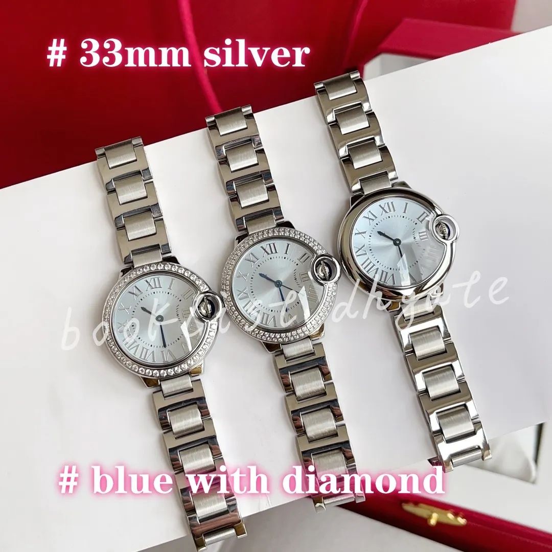 Fashion Designer Watches Diamond Blue Ball watches 33mm Couple Automatic Mechanical Movement Full... | DHGate