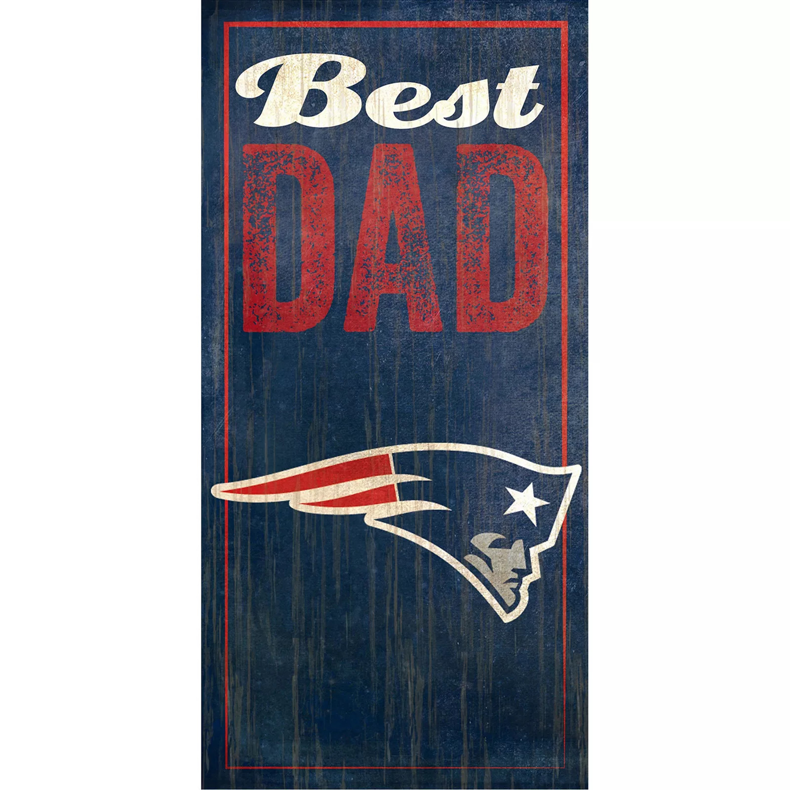 New England Patriots Best Dad Sign, Multi | Kohl's