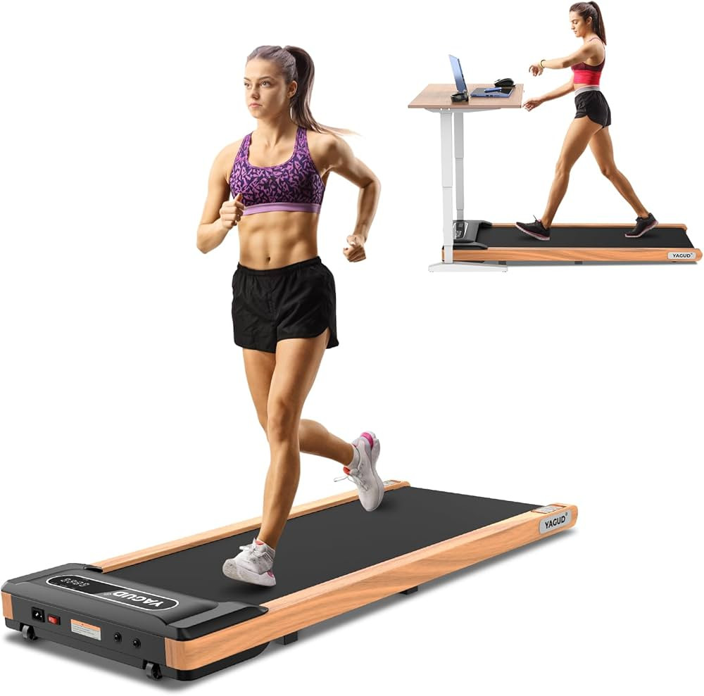 Yagud Walking Pad Treadmill for Home Office, Portable Under Desk Treadmill with Remote Control an... | Amazon (US)