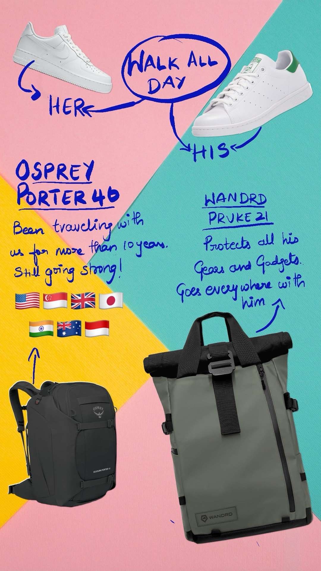 Our most fav bags and shoes for travel! #vacationmode #travelgears

#LTKTravel