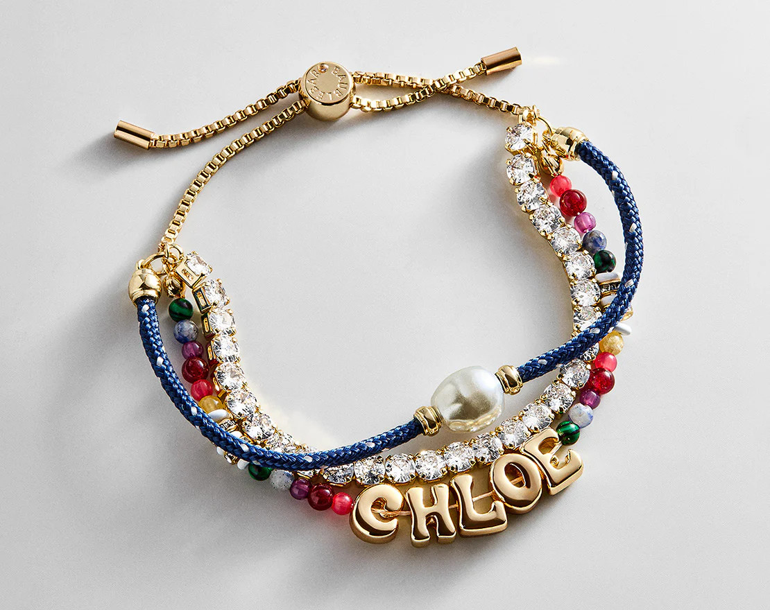 Rowan Semi-Precious Custom Layered Bracelet - St. Barths | BaubleBar