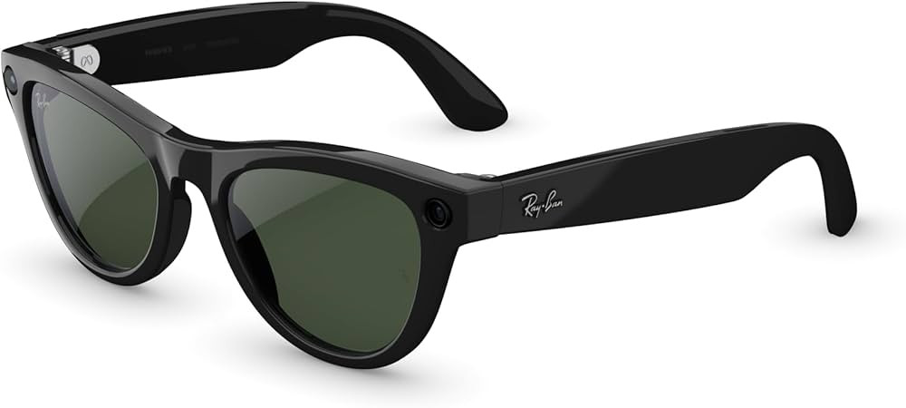 Meta Ray-Ban (Gen 2), Skyler, Shiny Black | Smart AI Glasses for Men, Women \u2014 2x Battery Lif... | Amazon (US)