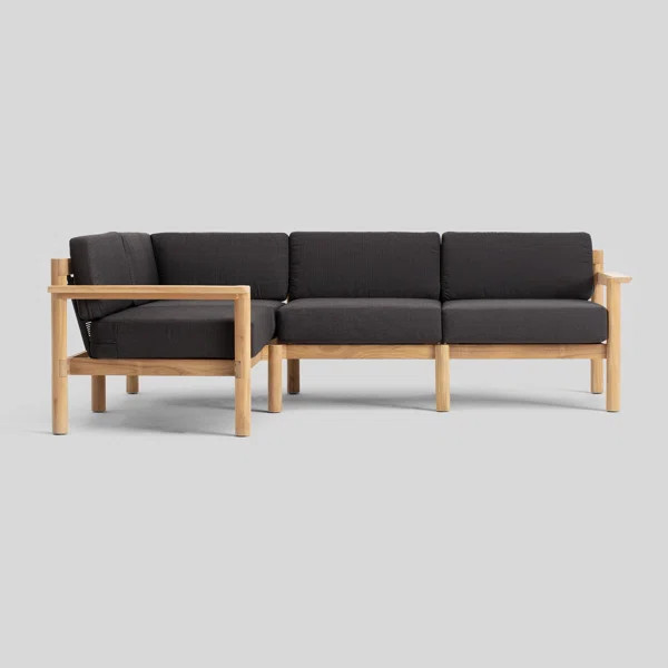 Haven Teak 4 - Person Seating Group with Cushions | Wayfair North America