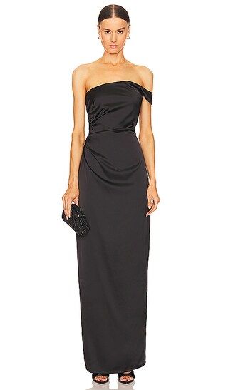 Pallisade Gown in Black Maxi Dress | Black Wedding Guest Dress Summer | Revolve Clothing (Global)