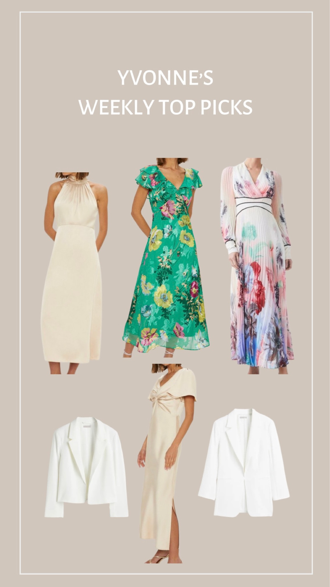 Weekly Top Picks, spring style, summer style, Oasis fashion, floral dress, satin dress, wedding guest, summer dresses 

#LTKeurope #LTKSeasonal #LTKstyletip