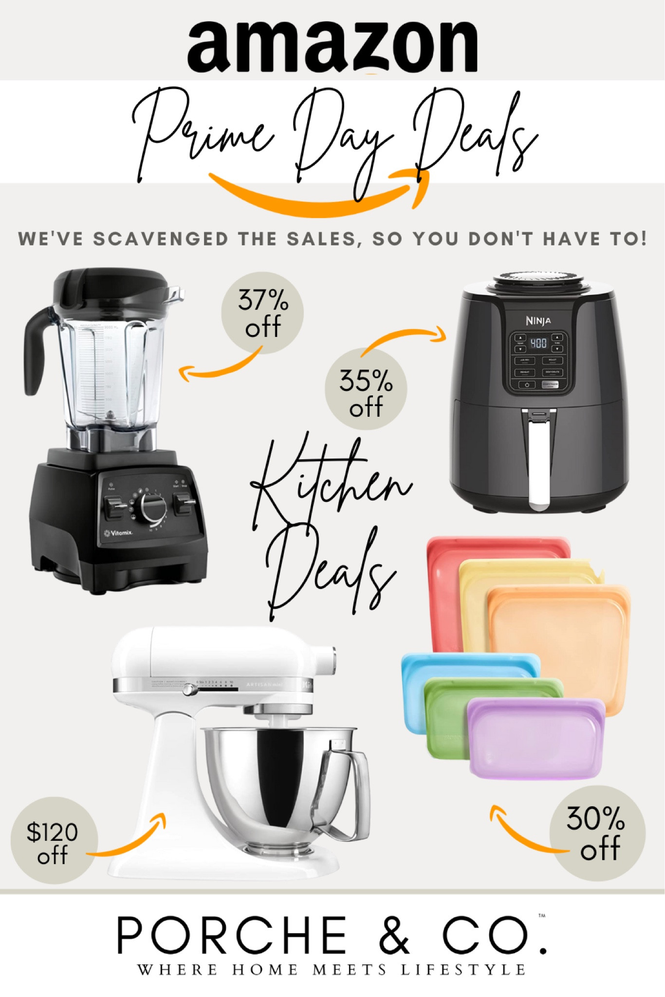 Prime day deals, Amazon prime, kitchen deals, kitchen appliances, vitamix, kitchen aid mixer, stasher bags, ninja air fryer #primeday #amazonprimeday

#LTKsalealert #LTKhome #LTKHoliday