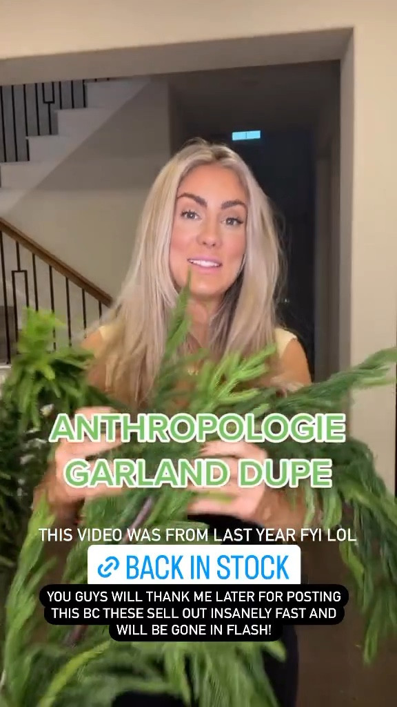 Christmas garland, ANTHRO dupe 

#LTKBacktoSchool #LTKhome #LTKSeasonal