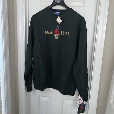 Vintage Atlanta 1996 Olympics Champion Tag Green Sweatshirt Crewneck Size XL | eBay US