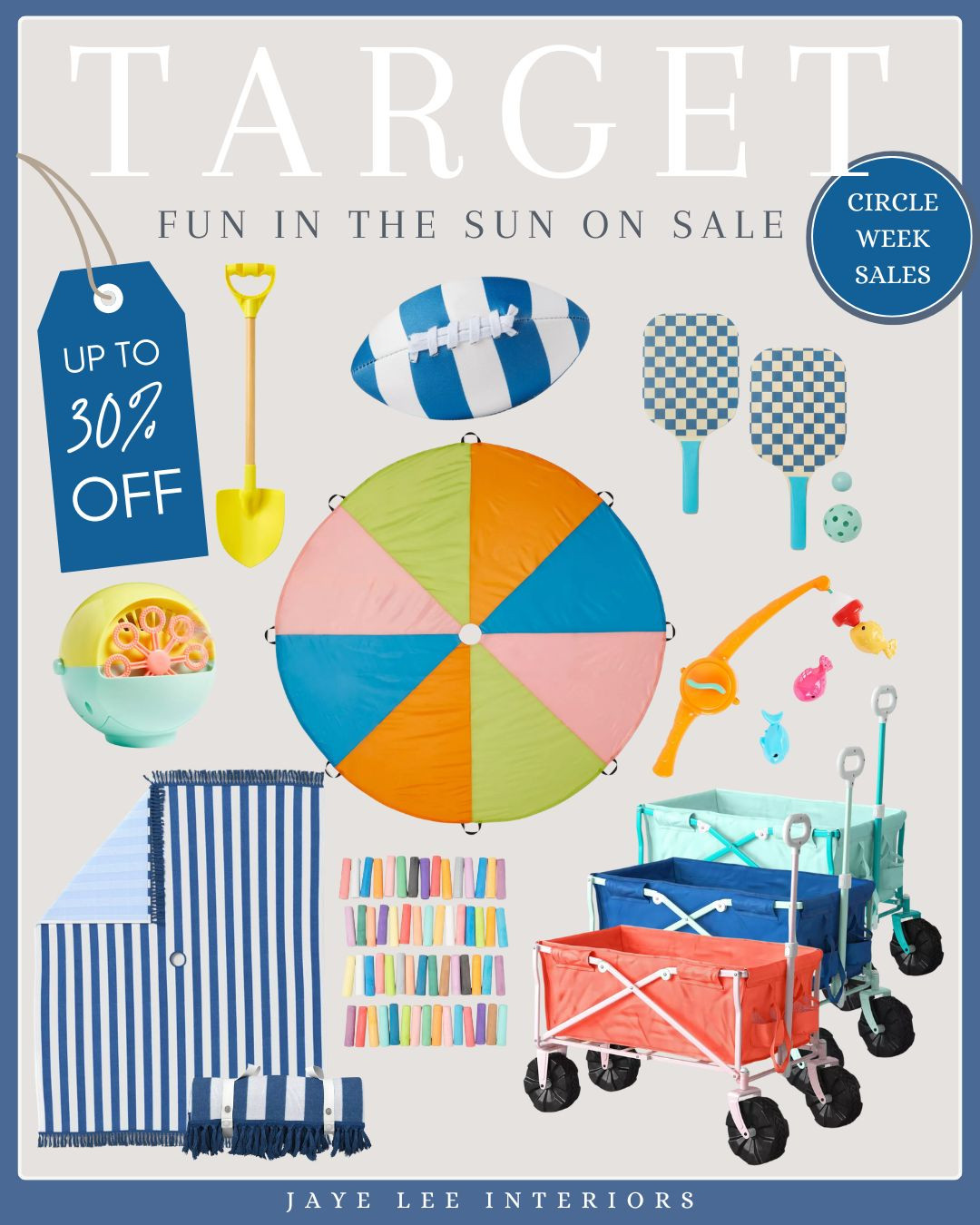 BEACH TOYS ON SALE! Great ideas for Easter Baskets as well! summer toys, pickleball, football, kid's parachute, wagon, trolley, cargo wagon, sports mom, baseball mom, softball mom, toddler toys, beach vacation must-haves, beach towel, easter baskets for boys, easter baskets for girls, toddler easter basket, kids easter basket, sidewalk chalk, beach blanket for two, sand toys, fishing toy, spring break, summer favorites, beach wagon 

 #LTKSeasonal #LTKSaleAlert #LTKKids