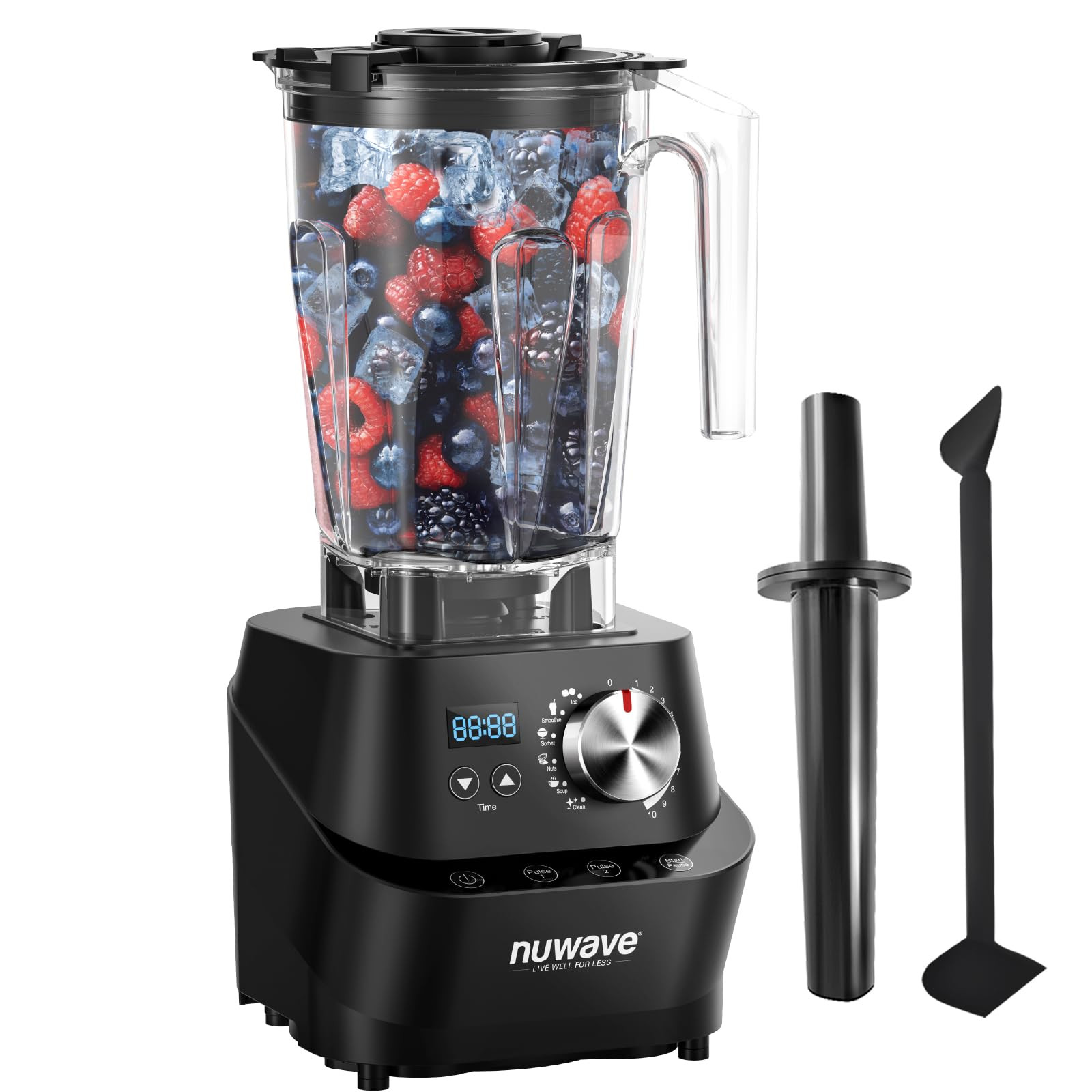 Nuwave Infinity Commercial Blender, Heavy-Duty Smoothie Blender w/ 2.5HP Copper Motor & Laser-Cut... | Amazon (US)