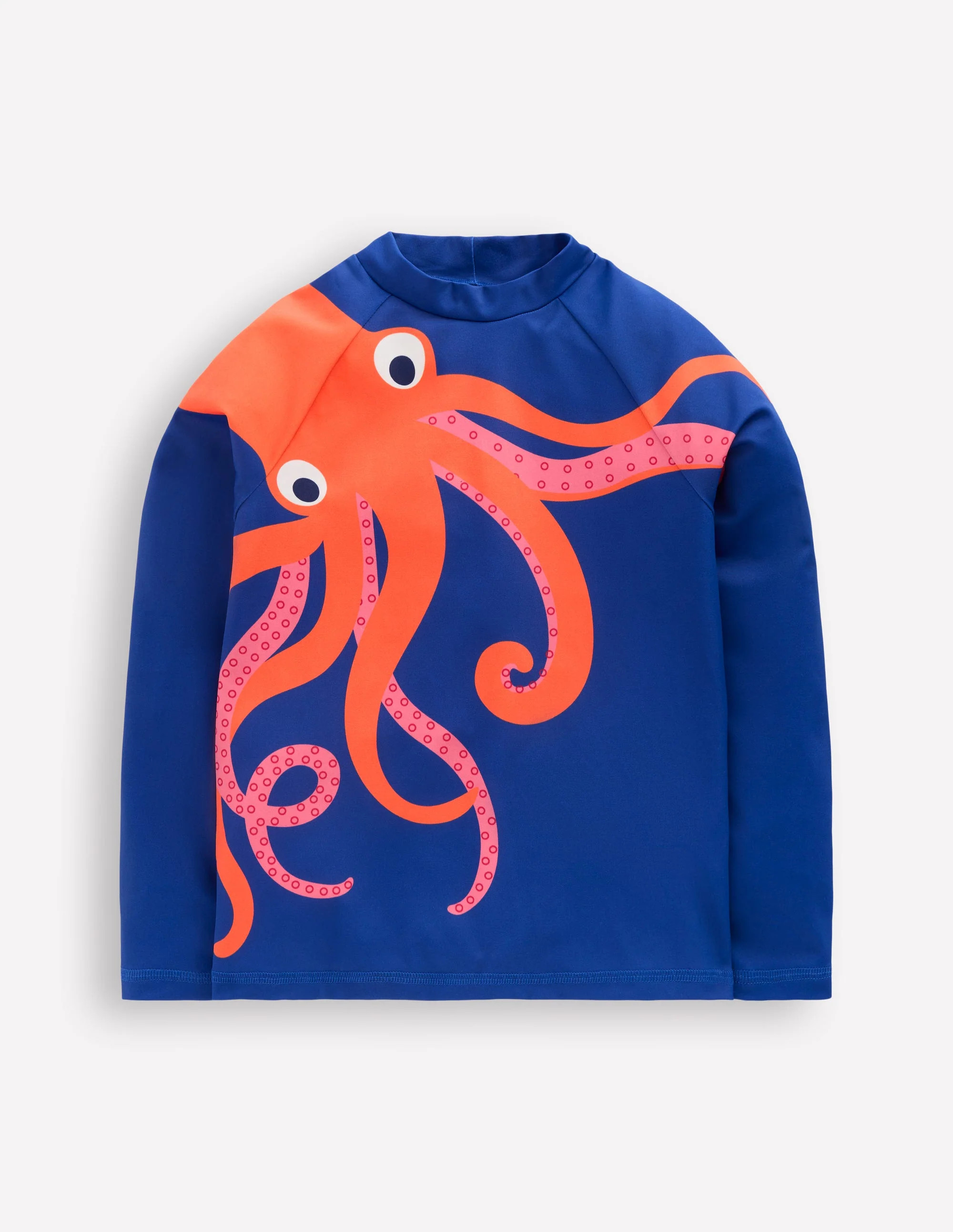 Boden Boys Sun Safe Fun Rash Vest in Blue | Size 3-4 Years | Boden (US)