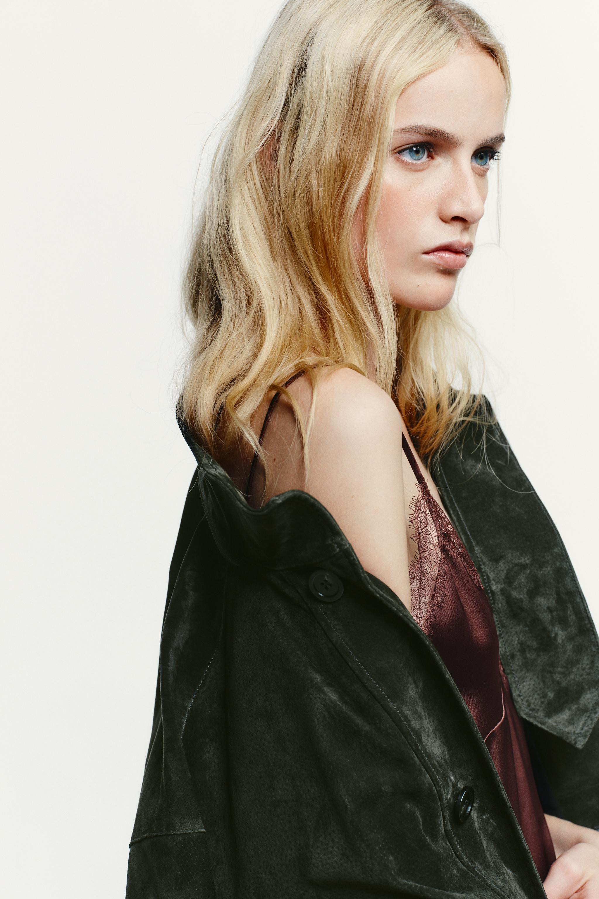 100% SUEDE LEATHER JACKET | Zara UK