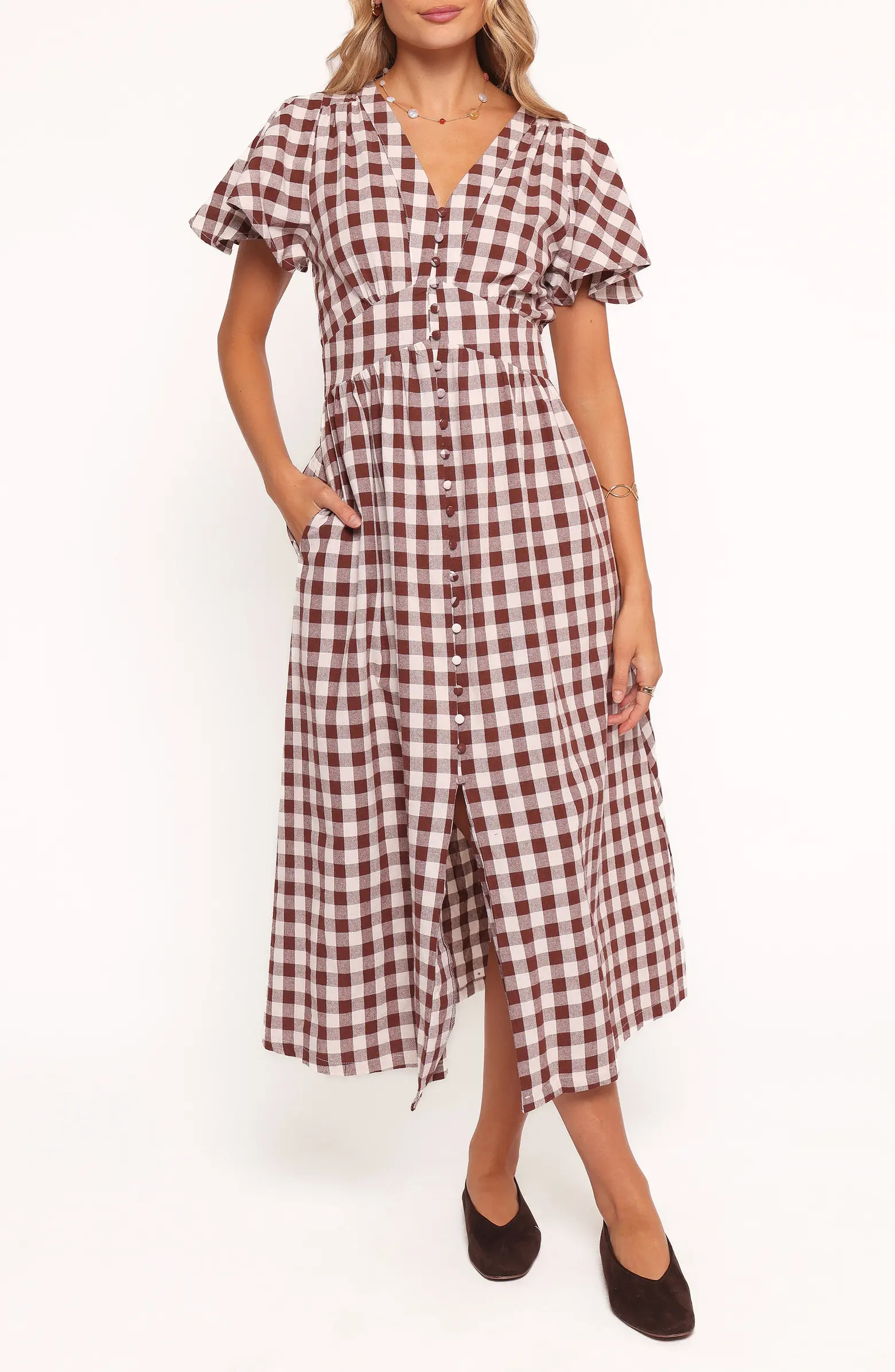 Robinson Check Midi Dress | Nordstrom