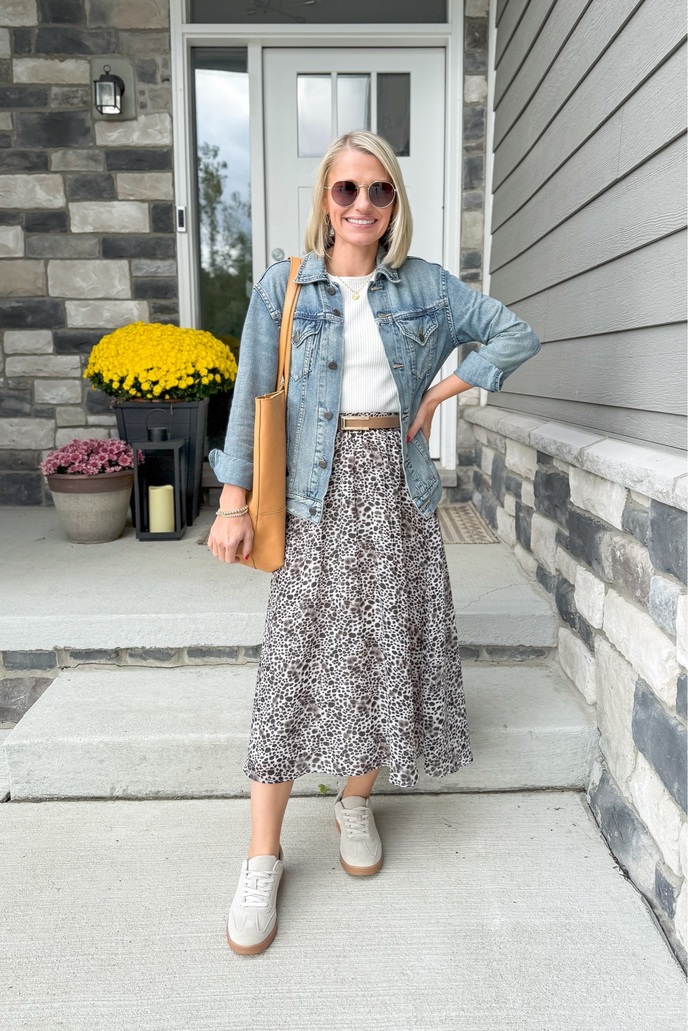 What I wore this week! 
Skirt- thrifted, linked similar 
Top- small 
Jacket- xsmall 

#LTKSaleAlert #LTKSeasonal #LTKStyleTip