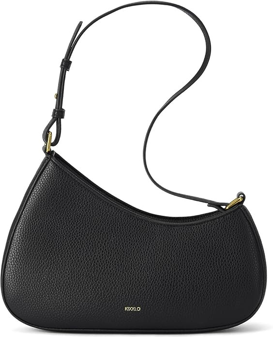 Crescent Going Out Purse, Leather Shoulder Bag, Small Mini Cute Women Purse | Amazon (US)