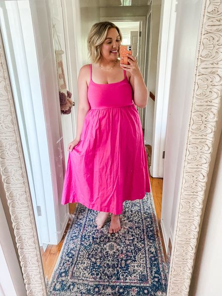 The perfect summer dress! So light and easy to wear. The fabric is super comfortable. It runs tts I’m wearing a large 



#LTKStyleTip #LTKMidsize #LTKSaleAlert