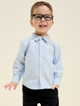 Long-Sleeve Oxford Shirt for Toddler Boys | Old Navy (US)