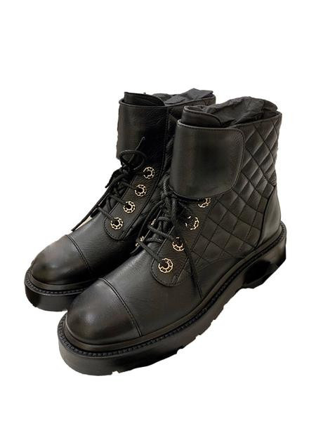 'Coco' Quilted Lace Up Combat Boots (2 Colors) | Goodnight Macaroon