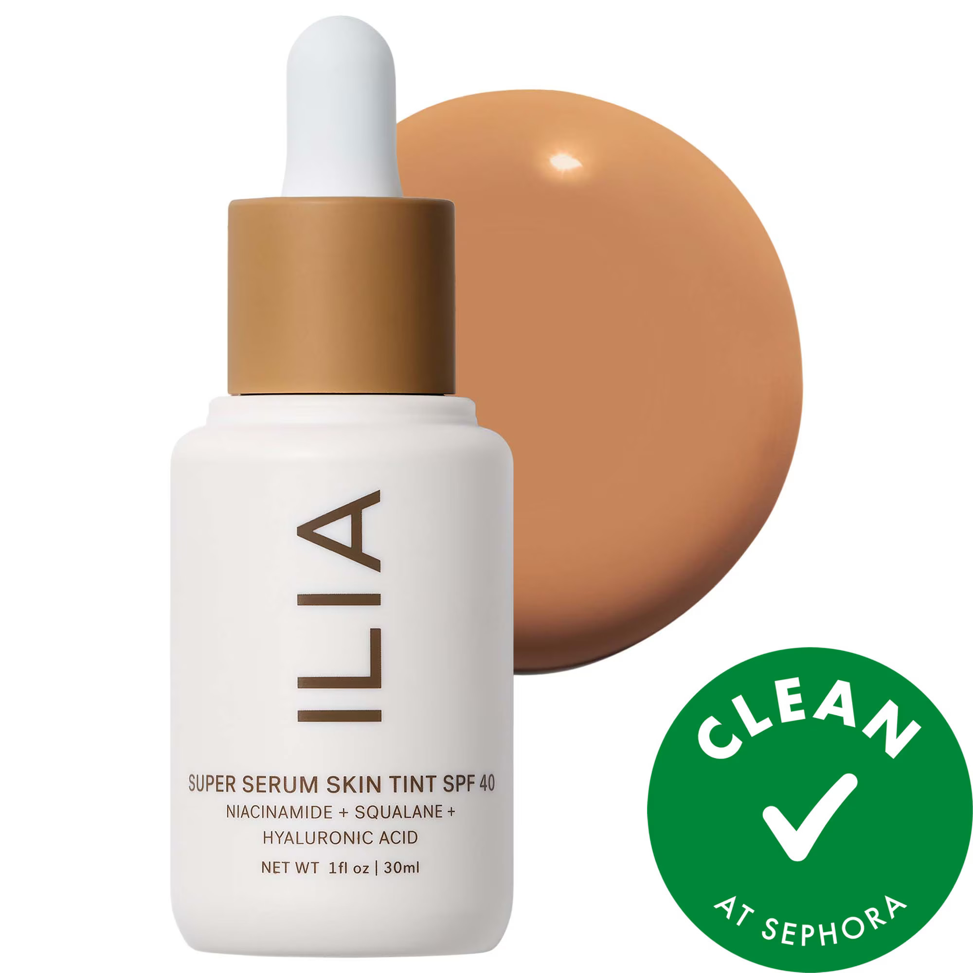 ILIA Super Serum Skin Tint SPF 40 - Hydrating Foundation Papakolea ST12.75 1 oz / 30 mL | Sephora (US)