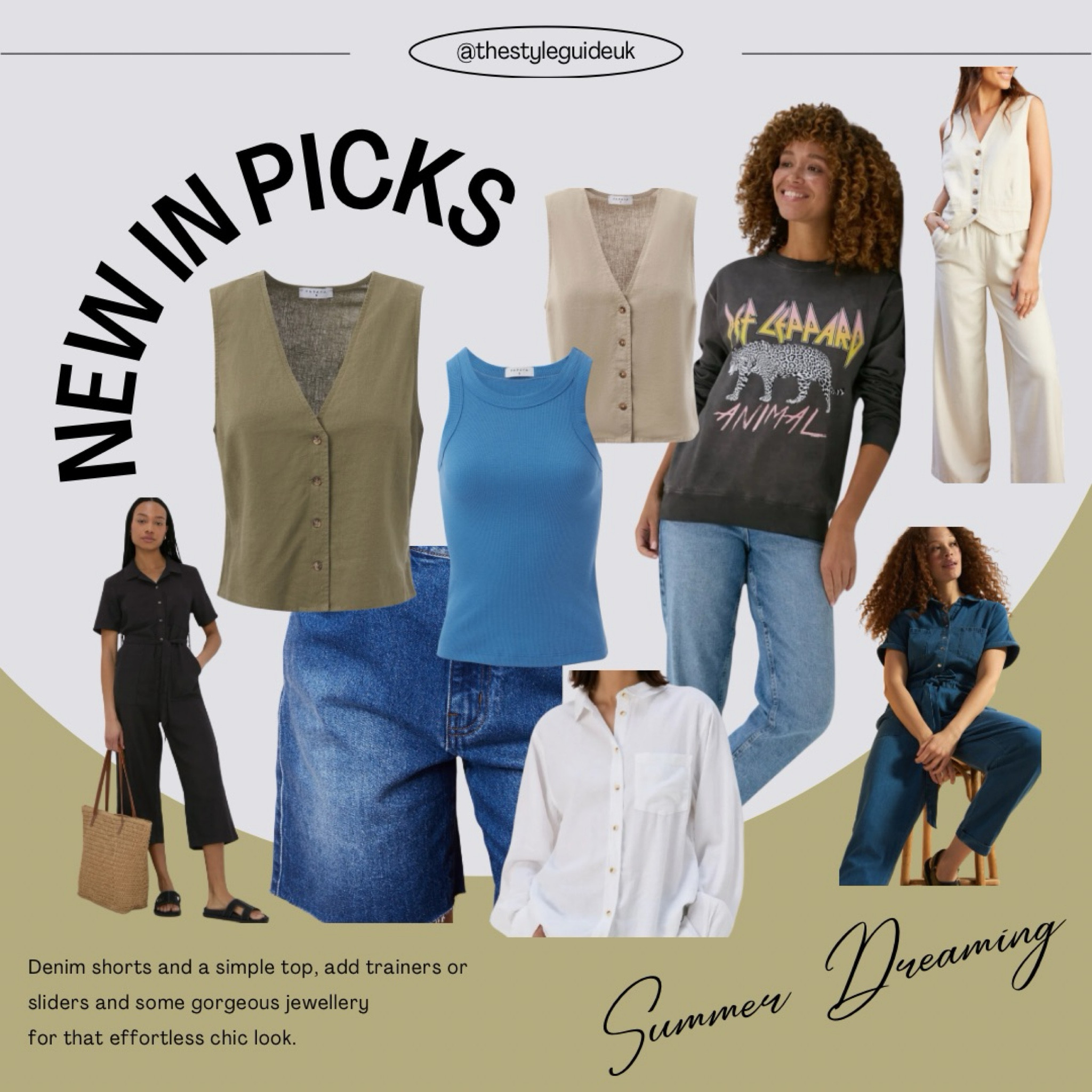 New in for Spring/Summer for you non girly girls. 

Denim shorts and a simple top, add trainers or sliders and some gorgeous jewellery for that effortless chic look.

#linenshirt #denimshorts #cottonwaistcoat 

#LTKuk #LTKspring #LTKsummer