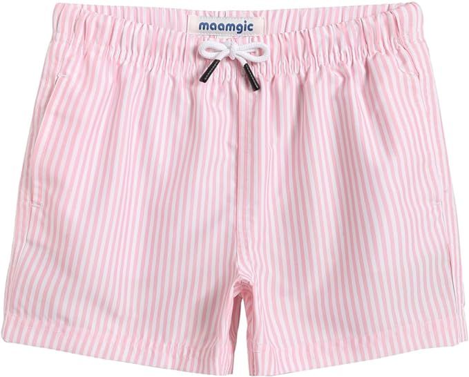 maamgic Boys Swim Trunks Toddler Swim Shorts Little Boys Bathing Suit Swimsuit Toddler Boy Swimwe... | Amazon (US)