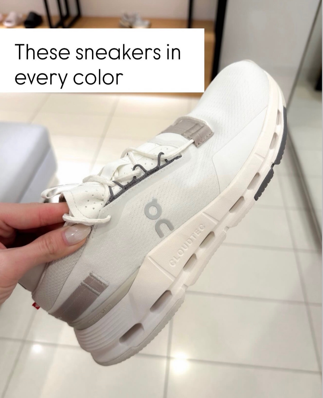 One of my favorite sneakers, always a repeat purchase of mine.

Athleisure finds, On Cloud tennis shoes, comfortable sneakers, activewear, shoe finds, annabrstyle 

#LTKfitnessgoals #LTKHoliday #LTKActive