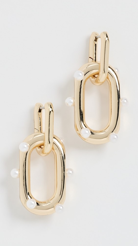 Kenneth Jay Lane Doorknocker Earrings | Shopbop | Shopbop