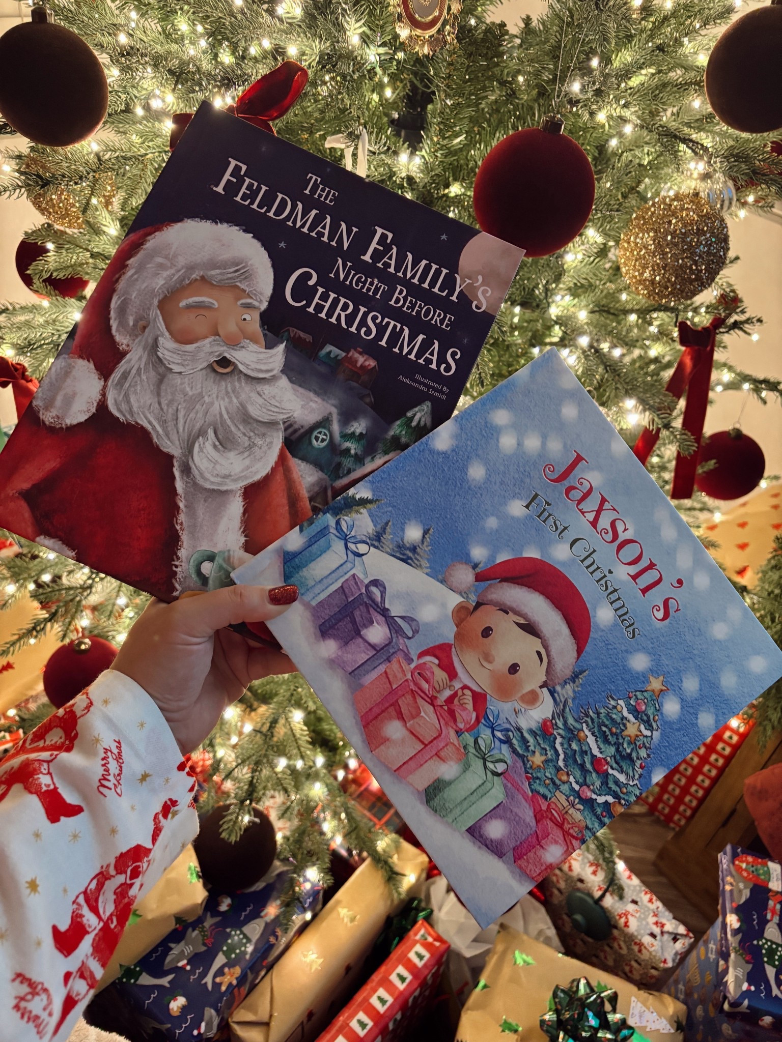 Personalized Christmas book
The night before Christmas 
Kids Christmas book
Baby’s first Christmas 


#LTKHoliday #LTKstorytime #LTKBaby