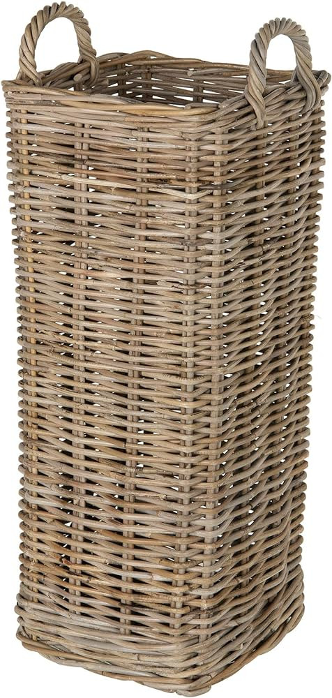 KOUBOO Kobo Square Umbrella Stand with Metal Water Catch, Gray Storage Basket Grey | Amazon (US)